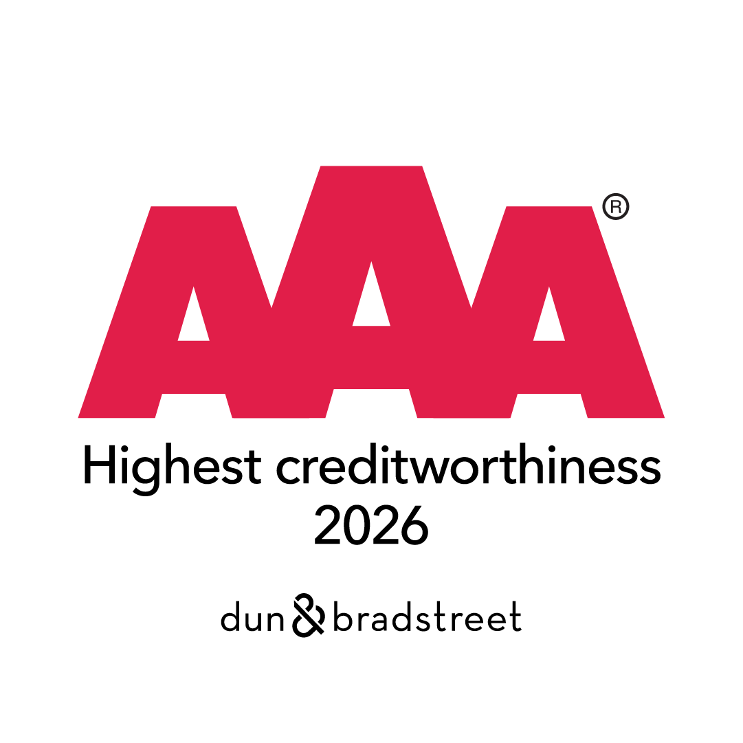 Dun & Bradstreet AAA. Highest creditworthiness 2026